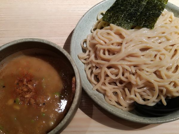 「渡り蟹のつけ麺（大盛）」@麺屋 百式 権之助坂店の写真