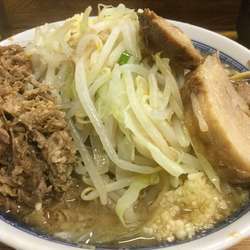 小ラーメン、ほぐし豚トッピング