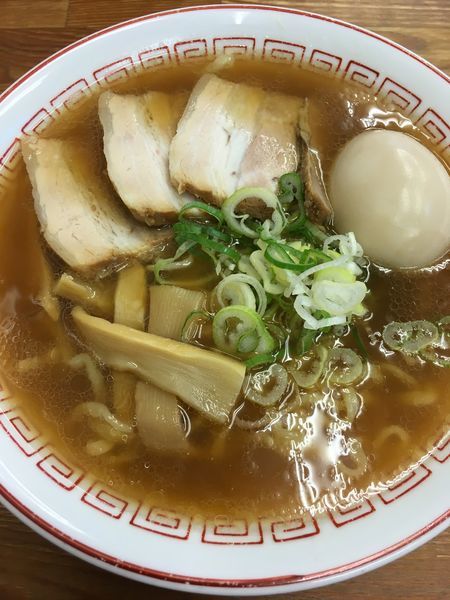 「しょうゆラーメン＋味玉」@喜多方食堂 浅草本店の写真