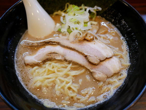 「ラーメン 細麺＋大盛」@ラーメン長山の写真