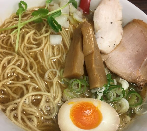 「濃厚スープの鶏そば大盛」@九六亭の写真