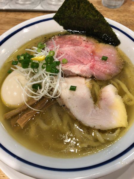 「煮玉子中華そば 塩 ¥850」@手打式超多加水麺 ののくらの写真