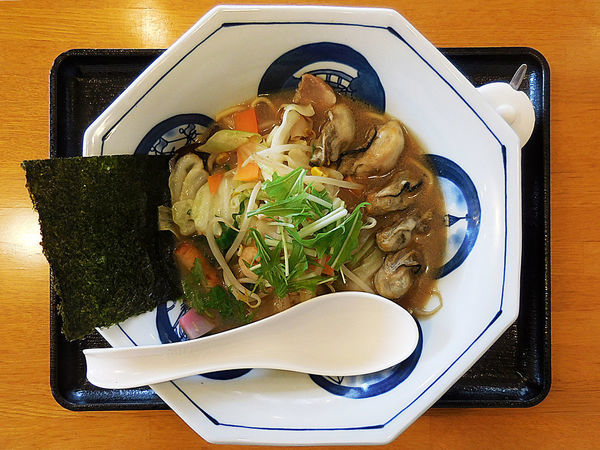 「かきちゃんぽん(レギュラー)」@長崎ちゃんぽんリンガーハット 埼玉せんげん台店の写真