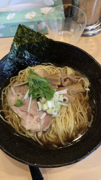 「丸鶏中華そば 大盛」@中華蕎麦 円雀の写真