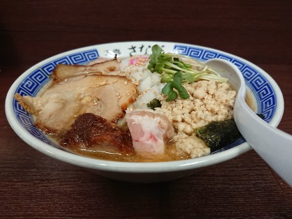 「鯛と昆布の出汁そば＋チャーシュー」@つけめん さなだの写真