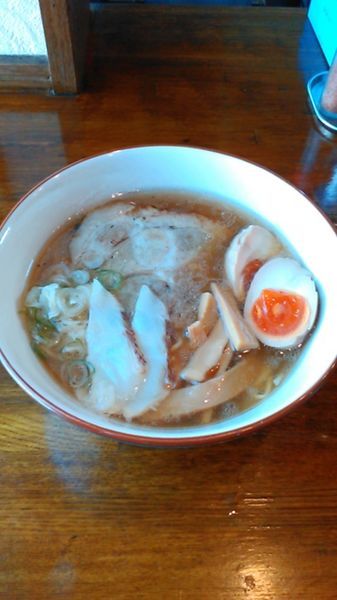 「あら炊き中華そば(醤油)　800円　味玉　100円」@中華そば GO.TO.KU ～仁～の写真