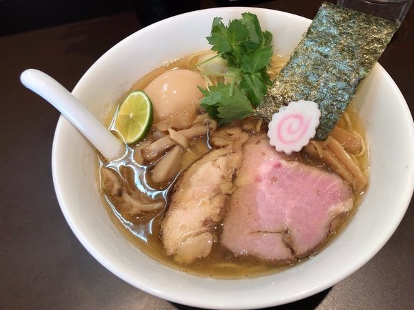 「【限定】松茸と焼アゴのそば1000円」@おおぜき中華そば店の写真