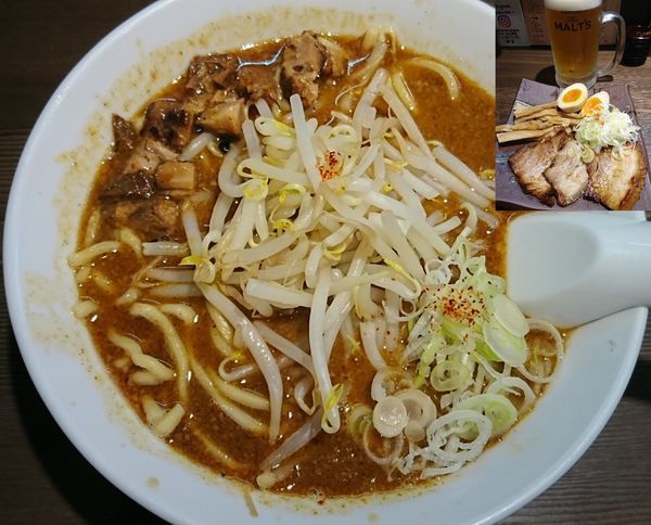 「【限定】カレーラーメン ￥850」@らーめん神宮の写真