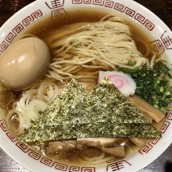 「【限定】あっさりしょうゆらぁめん＋味玉」@麺や 蒼 AOIの写真