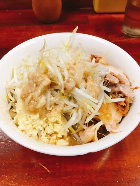 「ミニニンニクヤサイアブラ」@蓮爾 新町一丁目店の写真