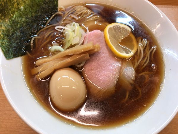 「限定：煮干し出汁の中華そば780円」@麺処ろくめいの写真