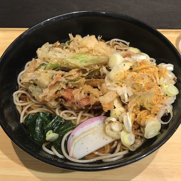 「かき揚げ（￥390）」@小諸そば 水道橋店の写真