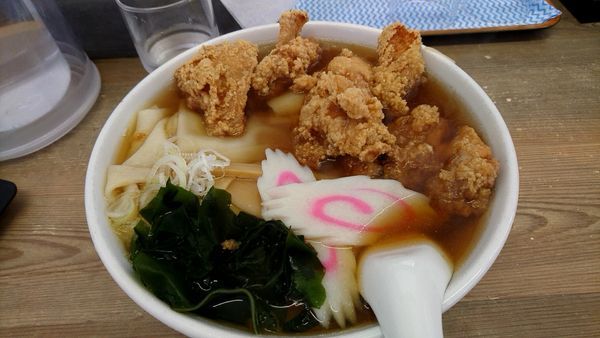 「からあげラーメン」@手打ちらぁめん 足利麺 太田・尾島店の写真