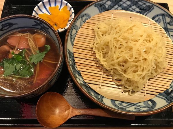 「鴨つけ中華 1,580円」@山形蕎麦と備長炭炙り酒家 YEBISU亭 仙台店の写真