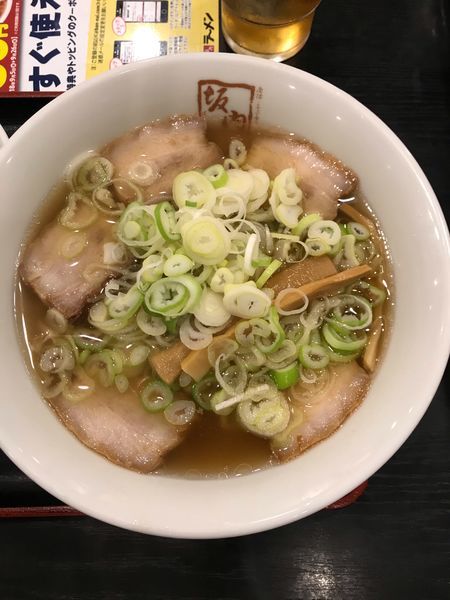 「喜多方ラーメン＋ネギ」@喜多方ラーメン 坂内 蘇我店の写真