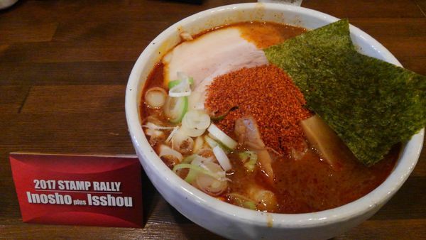 「辛辛魚ラーメン880円＋大盛り100円＝980円」@麺処 井の庄の写真