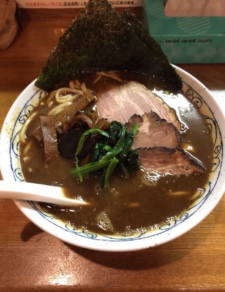 「洋風カレーらーめん」@藤原らーめん店・カレー店の写真