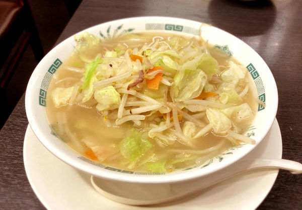 「野菜たっぷりタンメン(520円)」@日高屋 京成立石店の写真