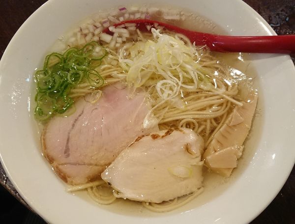 「【限定】鶏中華そば（塩）」@立ち呑み居酒屋 金町製麺の写真