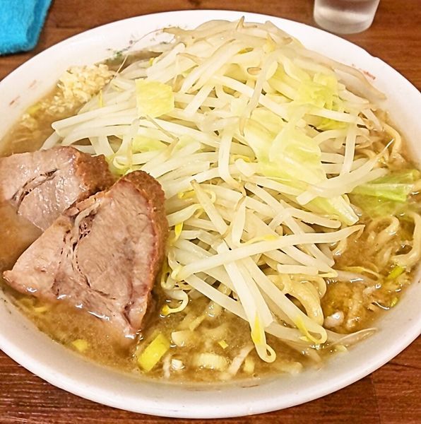 「小＋ネギ入り」@ラーメン二郎 品川店の写真