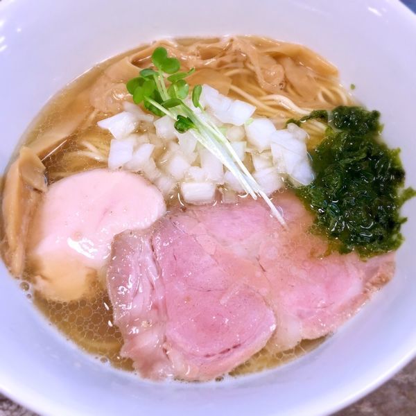 「貝×煮干しそば」@CLAM＆BONITO貝節麺RAIKの写真