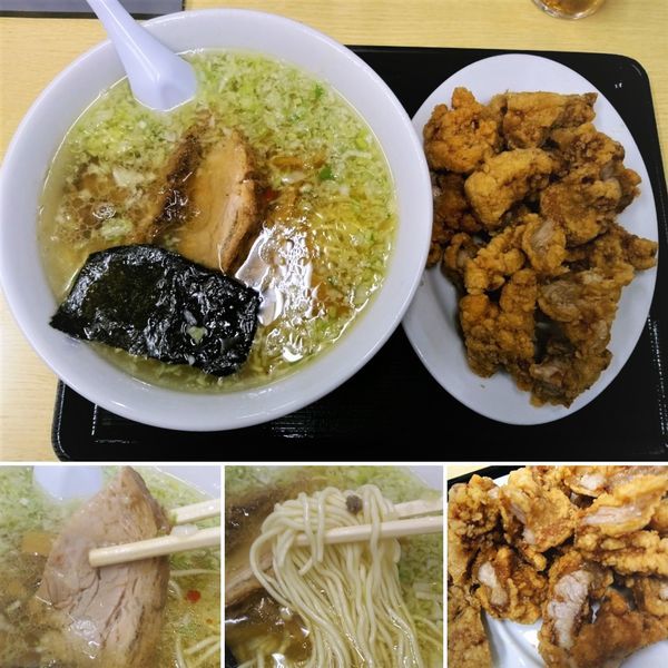 「塩ラーメン＋パーコー(別皿)  1160円」@珉珉の写真