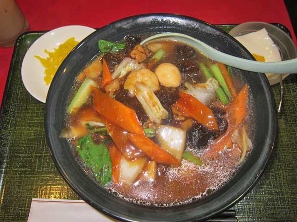 「五目湯麵単品　600円（ランチ）」@花彫酒家の写真