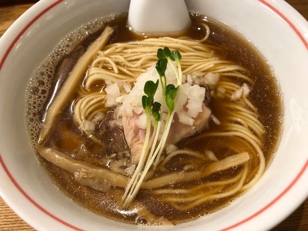 「煮干し鴨煮干しVer 800円」@麺尊 RAGEの写真