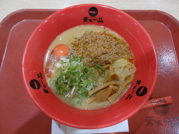 「旨辛そぼろまぜそば」@天下一品 アルプラザ城陽店の写真