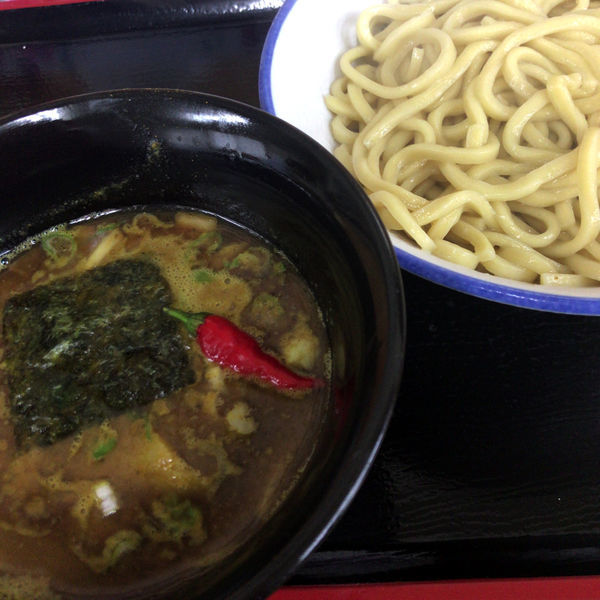 「カレつけ（小）アツ　800円」@つけめん・らあめん 福は内の写真