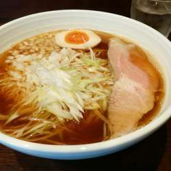 さっぱり　しょうゆ煮干しらーめん