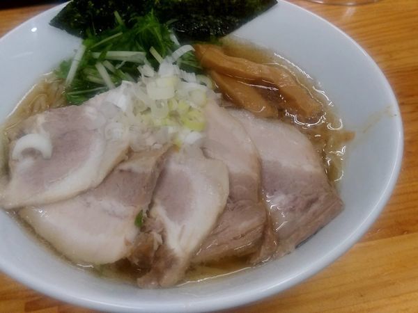 「醤油チャーシューメン(大盛・240g)933円」@我流麺家～JIN～の写真