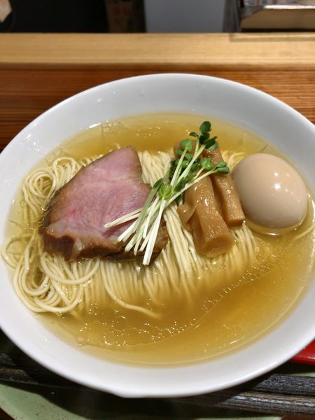 「塩中華そば ¥700＋味玉 ¥120」@いしかわやの写真