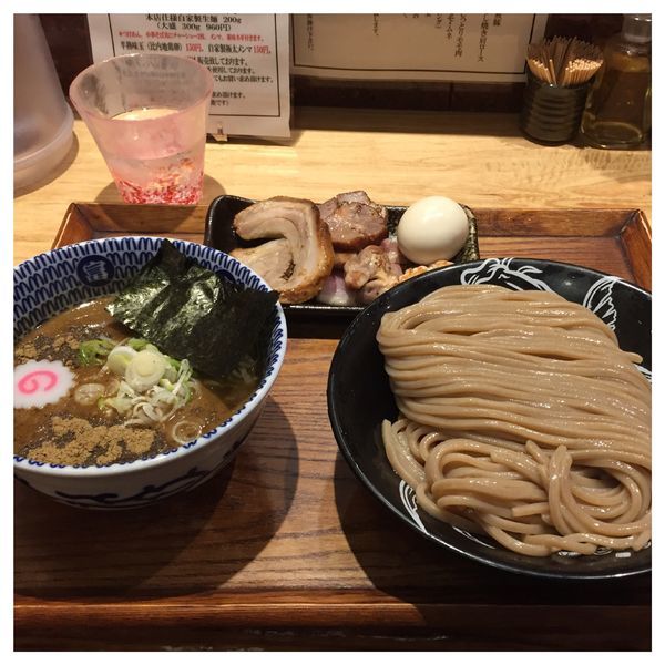 「つけめん(並)＋特選全部トッピング」@中華蕎麦 とみ田の写真