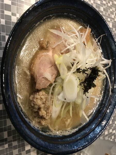 「らーめん銀だら絞り」@鮮魚らーめん 五ノ神水産の写真