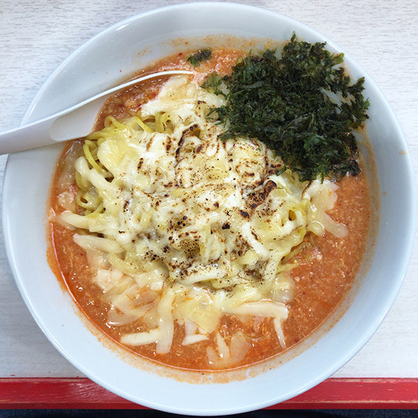 「えび＆チーズタンタンメン＋Aセット」@奴が愛したタンタンメン メーギ・テントーチの写真