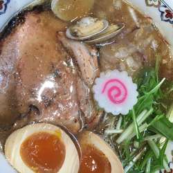 アジニボシソバ（熟玉）¥900＋ダイブ飯¥60