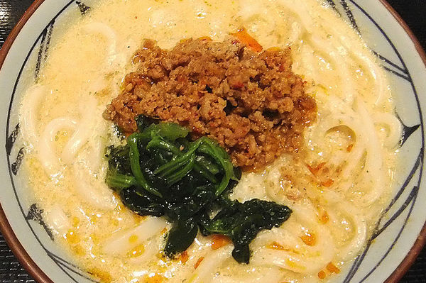 「うま辛坦々うどん(大盛)」@丸亀製麺 ララガーデン春日部店の写真