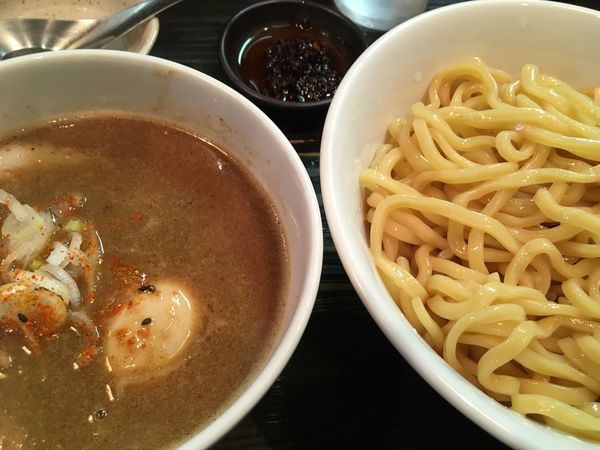 「味玉極太つけ麺 辛別盛」@麺屋 和利道 waritoの写真