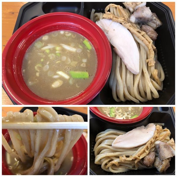 「【特級鶏蕎麦】龍介つけそば  鶏の山椒焼きトッピング」@大つけ麺博  10周年特別企画 ラーメン日本一決定戦！！の写真