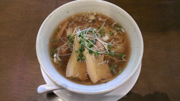 「中華そば」@濃厚つけ麺 茜堂の写真