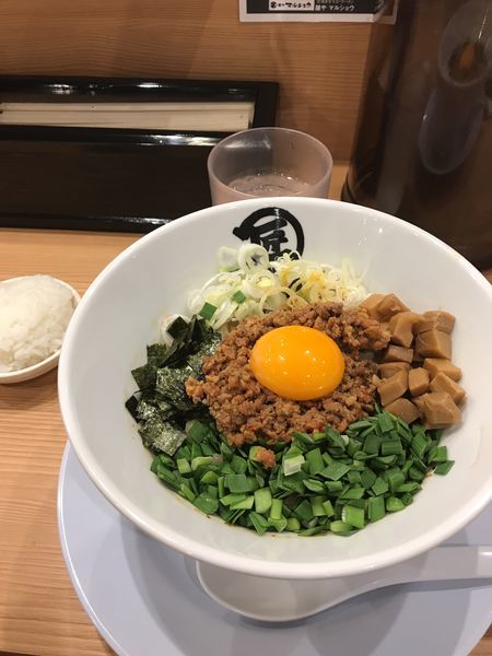 「台湾まぜそば」@麺や マルショウ 新なにわ大食堂店の写真