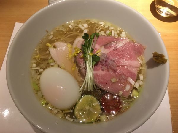 「特製鶏そば1000円」@鶏そば 山もとの写真