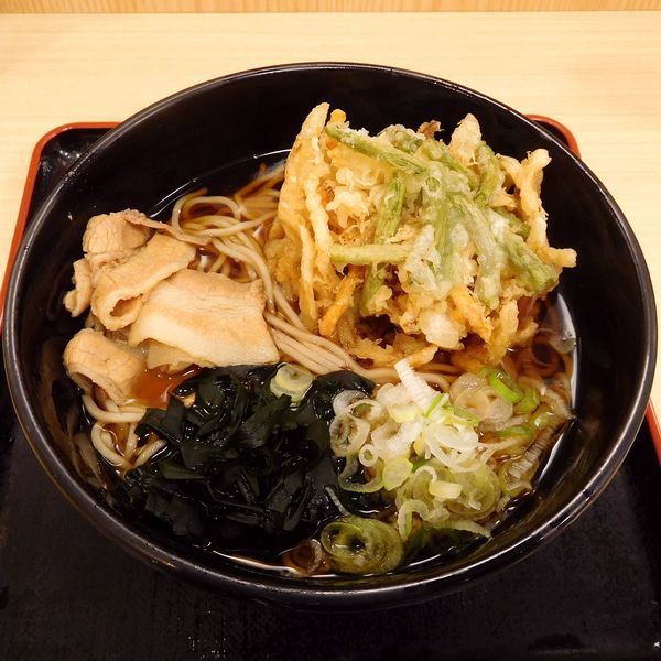 「スタミナそば（500円）」@名代 箱根そば 多摩センター東口店の写真