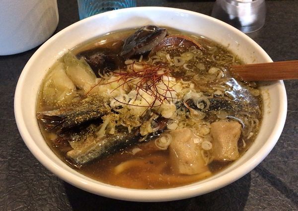 「にしんラーメン(限定)並･太麺(900円)」@秋田ラーメン はまの写真