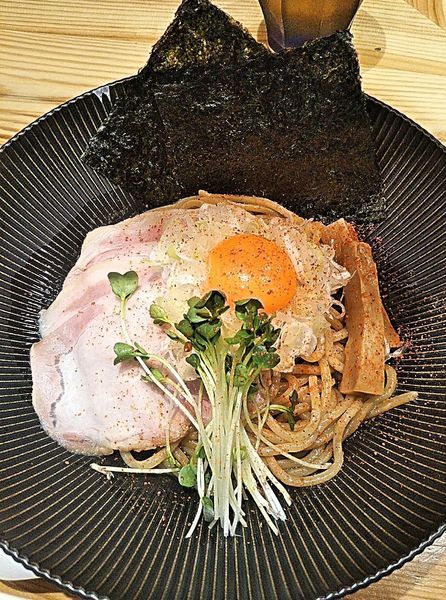 「あぶらそば 880円」@自家製麺ばくばくの写真