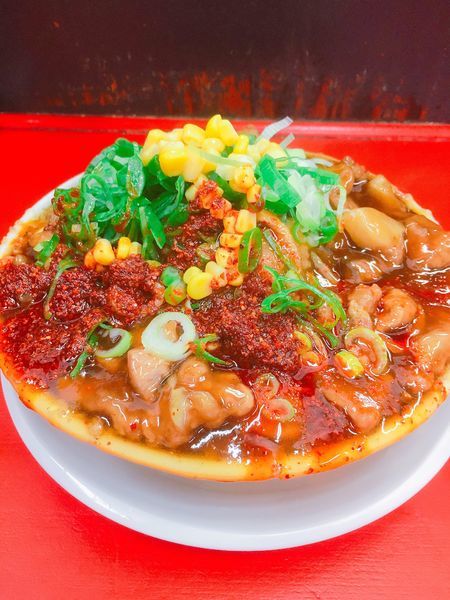 「豚肉ラーメン ラー油マシマシ」@豚男 -BUTAMEN-の写真