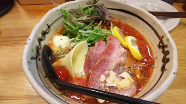 「トマトラーメン」@札幌らーめん 北一 狸小路店の写真