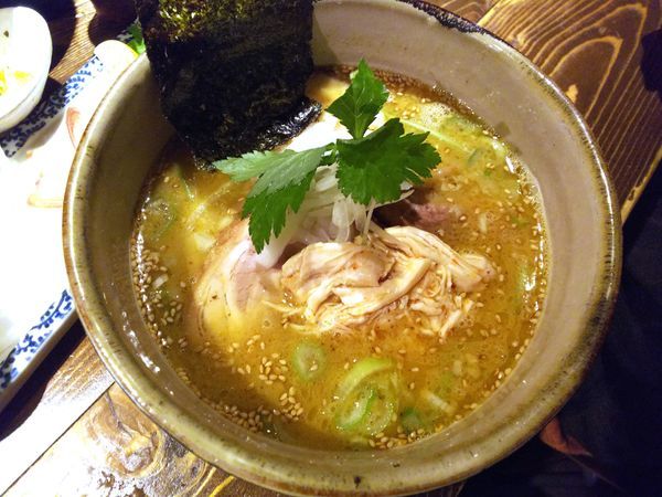 「鴨の濃い出汁そば　850円」@神田とりそば なな蓮の写真