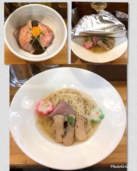 「[限定] 牛骨と松茸の秋麺 (塩で) ￥1600 ＋α」@麺庵 小島流の写真